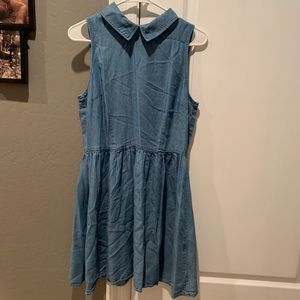 Sleeveless Denim Dress
